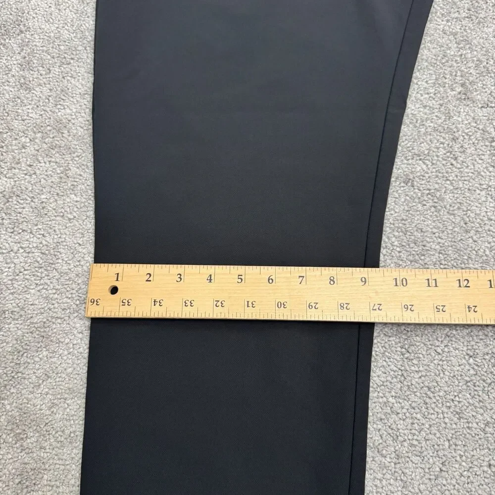 Banana Republic Stella Trouser Pants Mens 40x30 True Black Tech Travel Commuter